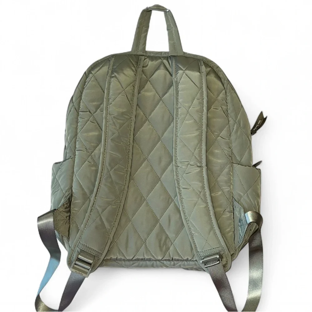Vera Bradley Green Quilted Backpack